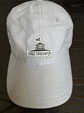 Old Waverly Light Gray Baseball Cap with White Patch